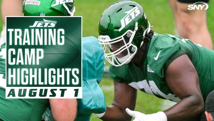 Jets Training Camp Highlights | Garrett Wilson, Olu Fashanu | 8/1/25