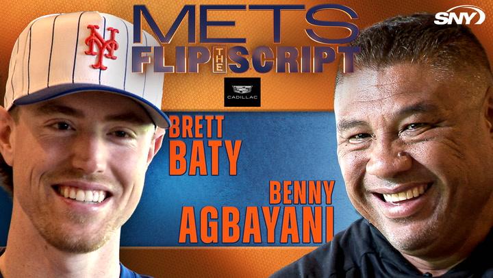 Mets players past and present Benny Agbayani and Brett Baty interview each other | Mets Flip the Script