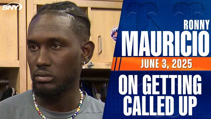 Ronny Mauricio discusses return to the Mets major league club after ACL injury