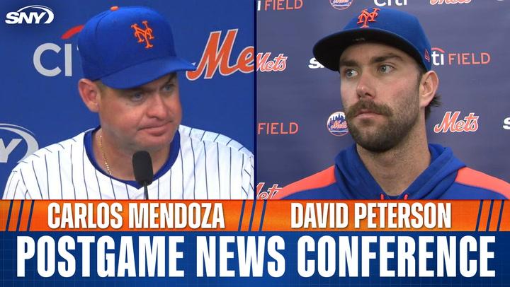 Carlos Mendoza and David Peterson on Mets blowing another big lead: 'You've got to keep going'