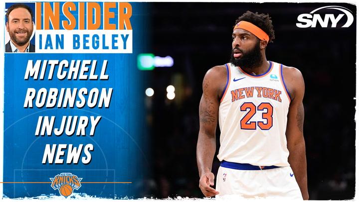 SNY NBA Insider Ian Begley discusses Knicks' options to replace Mitchell Robinson, sidelined until December.