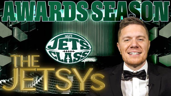Connor Hughes hosts the Jetsy Awards, celebrating the Jets' 2024 season achievements.