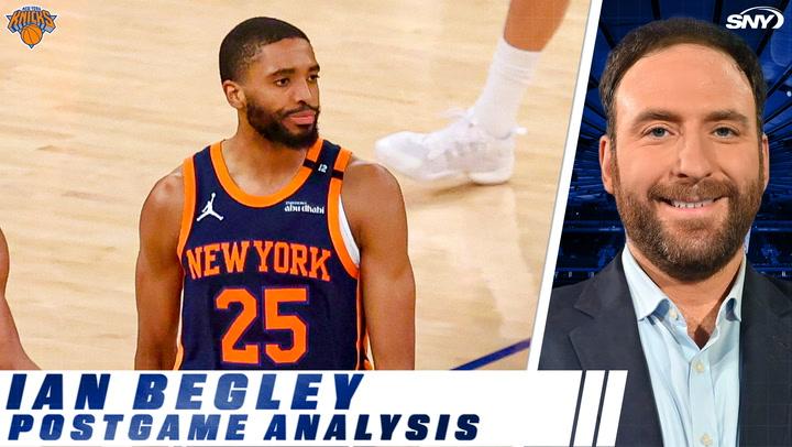 Ian Begley analyzes Knicks' Game 4 win, highlighting Mikal Bridges' postseason performance.