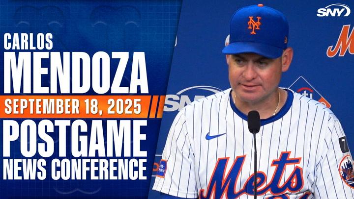 Mets manager Carlos Mendoza on big Jonah Tong outing, series win over San Diego