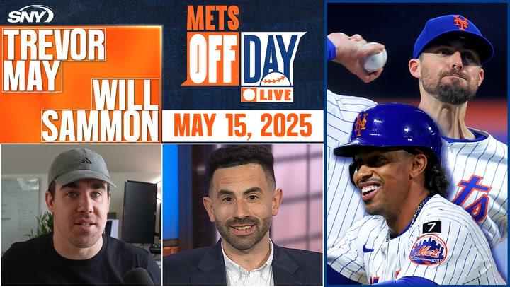 Mets Off Day Live: Trevor May and Will Sammon discuss Brett Baty and Mets vs. Yankees series.