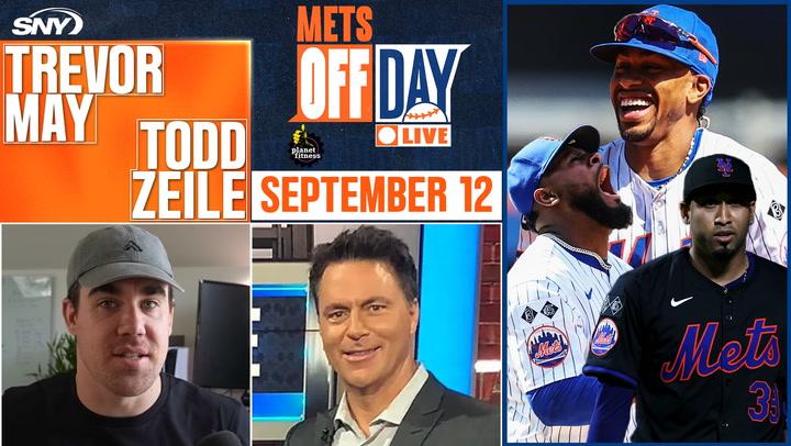 "Mets Wild Card race update with Trevor May and Todd Zeile on Mets Off Day Live, September 12."