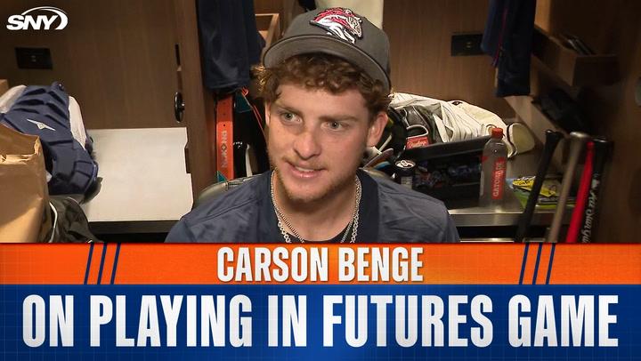 Mets top prospect Carson Benge talks his development before Futures Game