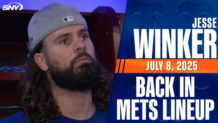 Jesse Winker on rejoining Mets lineup after IL stint: 'I'm ready to go'