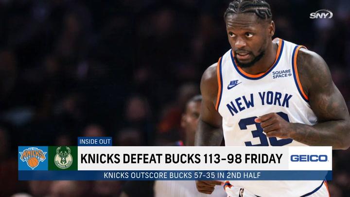 NBA Insider breaks down Knicks impressive road win over Bucks | Inside Out | SportsNite