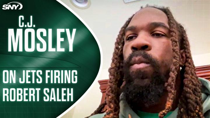 C.J. Mosley discusses Robert Saleh's firing and Quincey Williams' accountability comments.