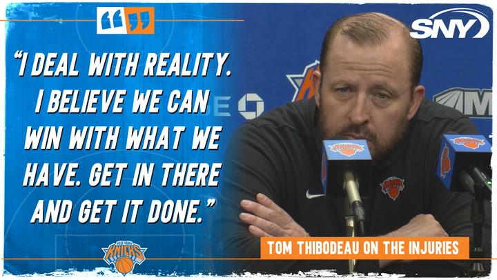 Knicks coach Tom Thibodeau comments on 125-111 loss to Pacers