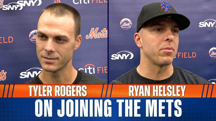New Mets additions Tyler Rogers and Ryan Helsley react to being traded
