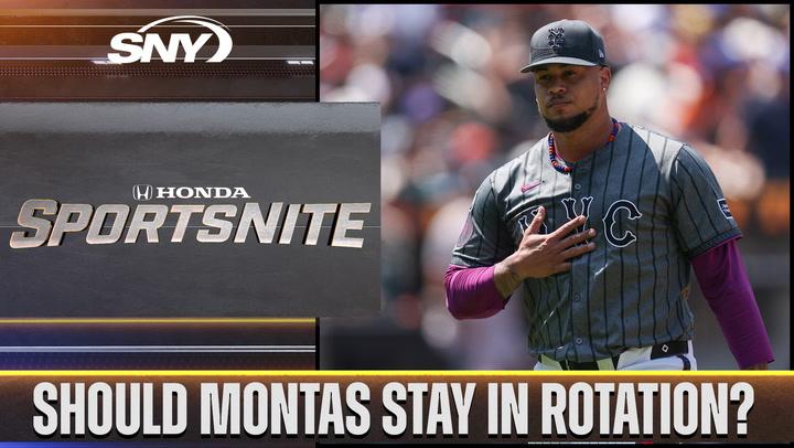 Should Mets move on from Frankie Montas and bring up Brandon Sproat or Nolan McLean? | SportsNite