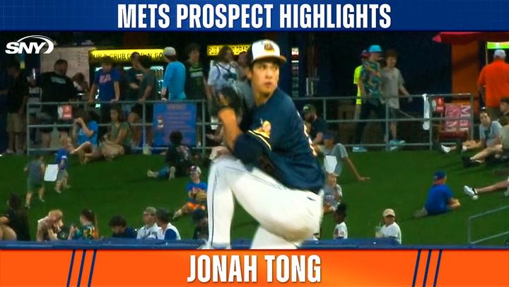 Mets Prospect Highlights | Jonah Tong  | 8/23/25