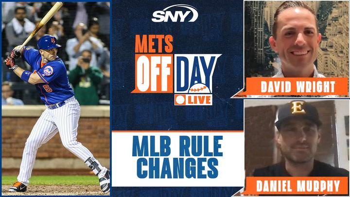 David Wright and Daniel Murphy on Mets Off Day Live discuss new MLB rules, presented by SNY.