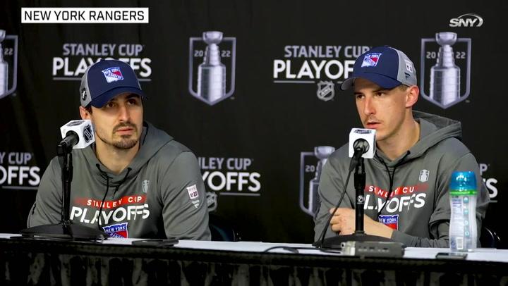 Chris Kreider and Ryan Strome on Rangers comeback falling short in Game 3 loss | Rangers Post Game
