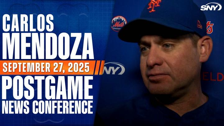 Carlos Mendoza praises 'unbelievable' Clay Holmes after Mets blank Marlins