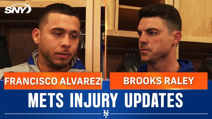 Francisco Alvarez and Brooks Raley on injuries that caused both to end up on IL