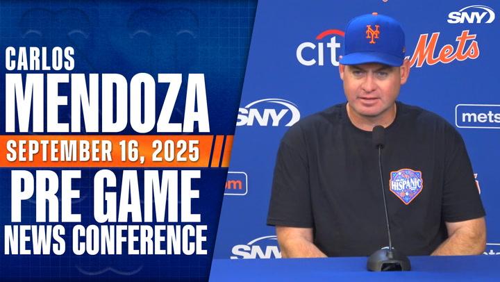 Carlos Mendoza on how Mets will align their rotation for final homestand, postseason push