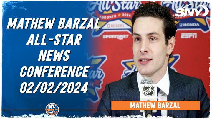 Islanders star Mathew Barzal on NHL All-Star Skills Competition, competing with Connor McDavid