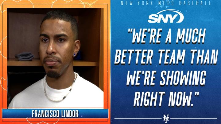 Francisco Lindor after 5-1 loss to Phillies: 'We're a much better team then we're showing right now' | Mets Post Game