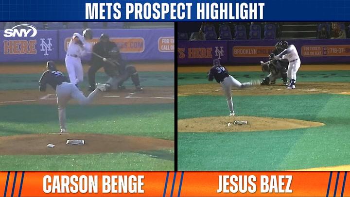 Mets Prospects Highlights | Carson Benge, Jesus Baez | 5/1/25