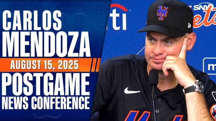 Carlos Mendoza on Mets bullpen struggles, Sean Manaea outing
