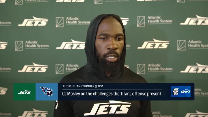 CJ Mosley discusses the challenges the Titans offense presents. Jets captains preview Week 2.