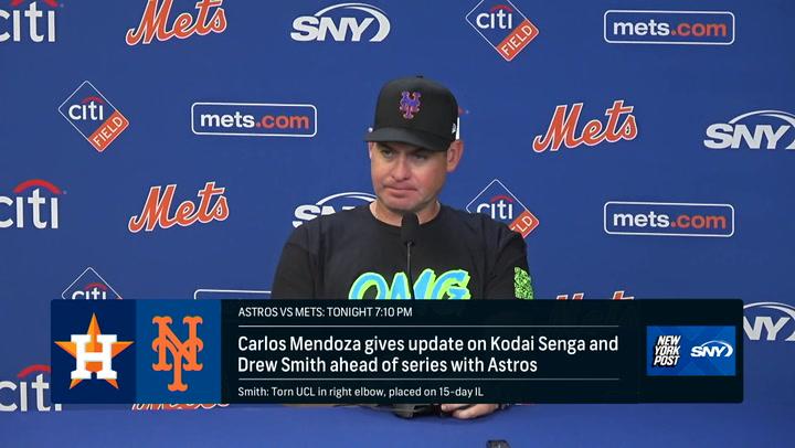 Carlos Mendoza has an update on Kodai Senga and Drew Smith