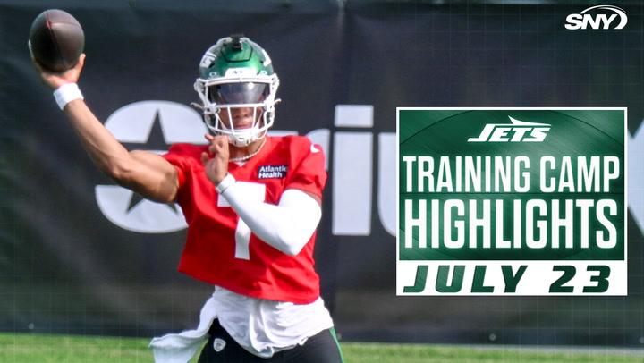Jets Training Camp Highlights | Justin Fields, Sauce Gardner, Armand Membou | 7/23/25