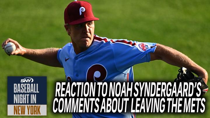 Reaction to Noah Syndergaard's comments about leaving the Mets | Baseball Night in NY