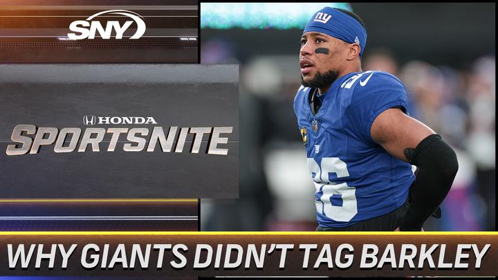 Dissecting why Giants didn't tag Saquon Barkley and Xavier McKinney | SportsNite