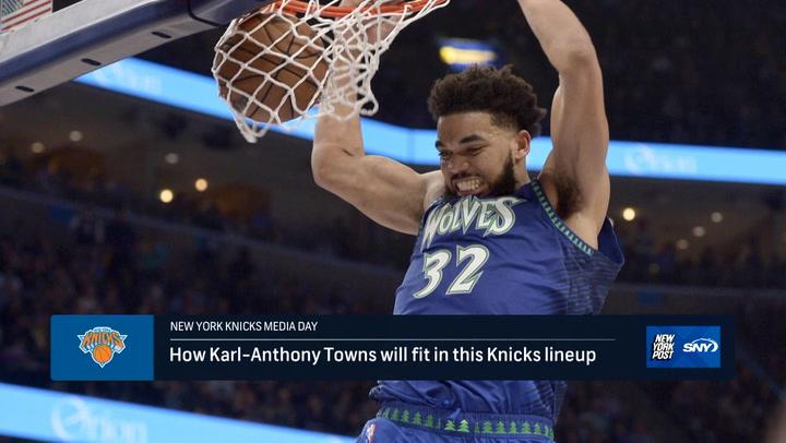 Energy at Knicks 2024 media day: Karl-Anthony Towns' fit in Knicks lineup analyzed by NY Post.