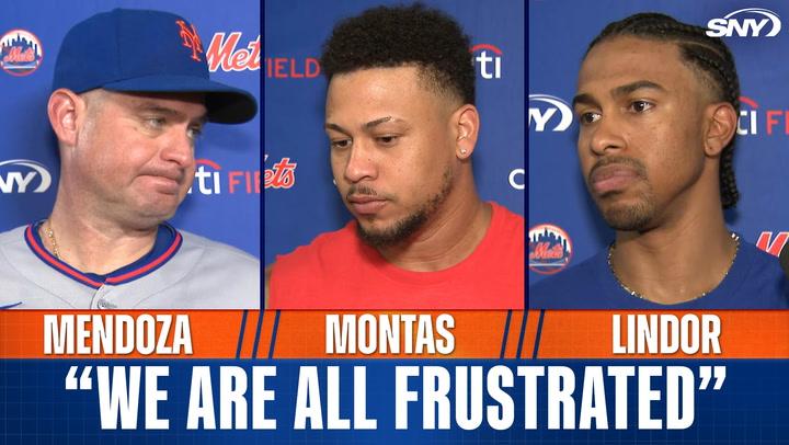 Carlos Mendoza, Francisco Lindor, and Frankie Montas on Mets getting swept by Pirates: 'It's a tough stretch'