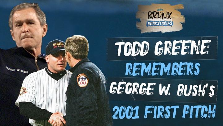 Former Yankee on catching George W. Bush's first pitch at 2001 World Series | Bronx Backstories