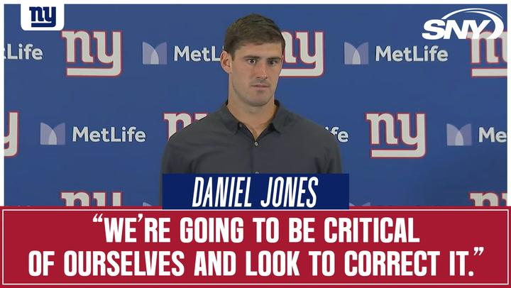 Giants quarterback Daniel Jones on Cowboys defeat: 'We're certainly frustrated'