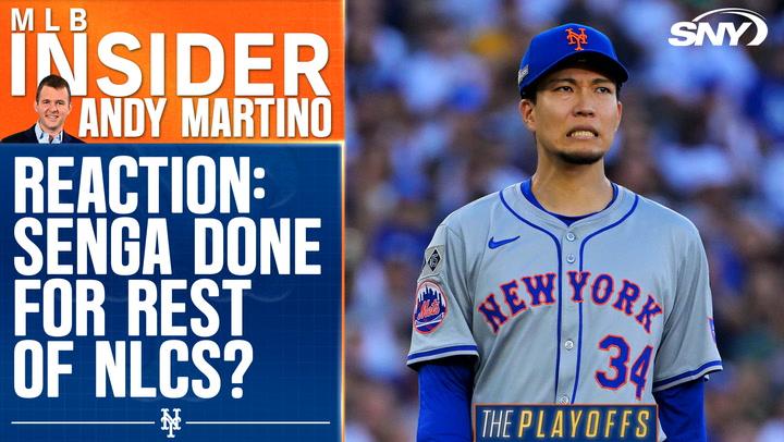 MLB Insider questions Kodai Senga's future in NLCS after Game 1 meltdown for the Mets.