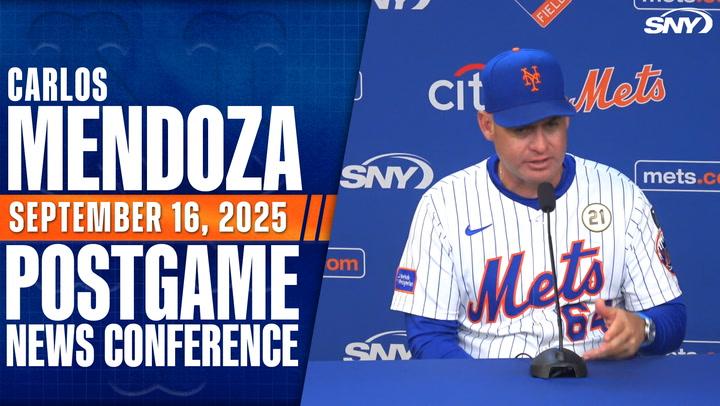 Carlos Mendoza on Mets' 8-3 win, performances from Clay Holmes and Sean Manaea