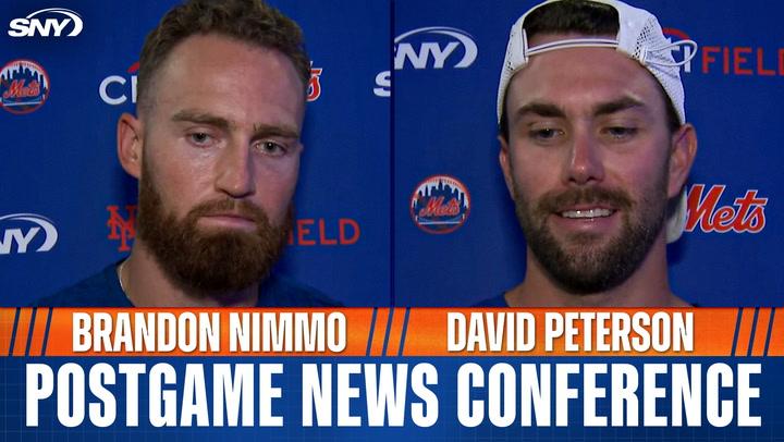 Brandon Nimmo talks lack of timely hits in Mets' doubleheader loss, David Peterson reacts to NL All-Star nod