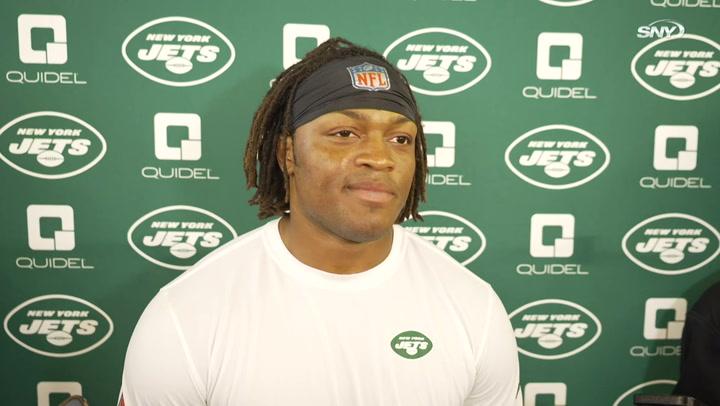 Jets RB James Robinson shares his thoughts on being traded from Jacksonville to New York | Jets News Conference