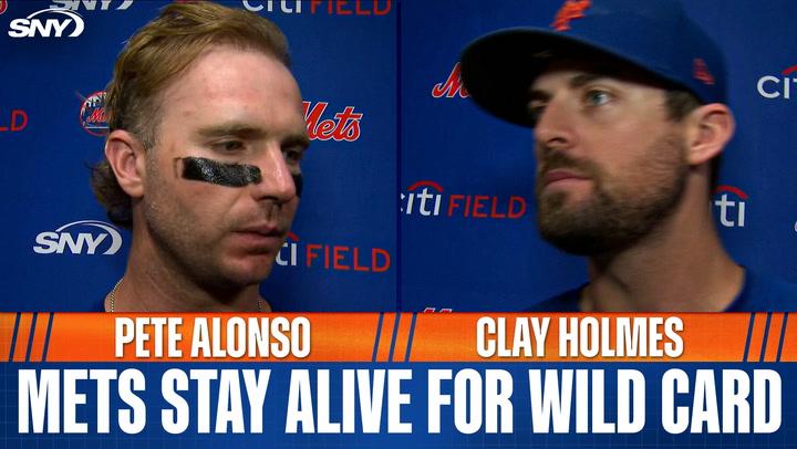 Clay Holmes and Pete Alonso team up to extend the Mets Wild Card hopes