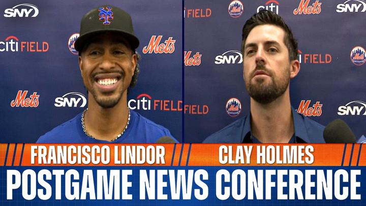 Clay Holmes and Francisco Lindor on Mets thumping of Cubs