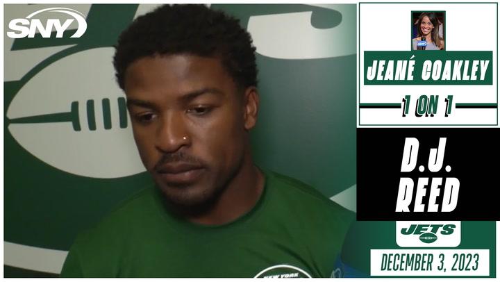 D.J. Reed on penalty that removed INT after Jets' 13-8 loss to the Falcons