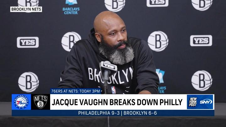 Jacque Vaughn breaks down Nets-Sixers and has updates on Dennis Smith Jr. and Cam Thomas