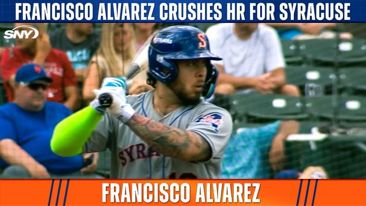 Francisco Alvarez blasts HR for Triple-A Syracuse 