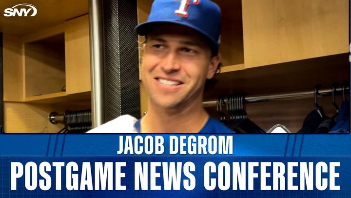 Jacob deGrom on his return to Citi Field and the tribute video of his Mets career 