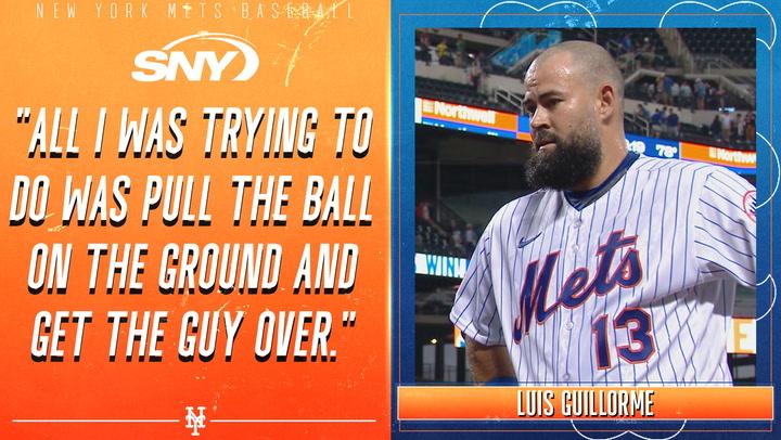 Luis Guillorme on game-winning hit: 'All I was trying to do was pull the ball on the ground and get the guy over' | SNY