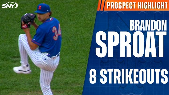 Brandon Sproat strikes out eight for Syracuse Mets | Mets Minor League Highlights