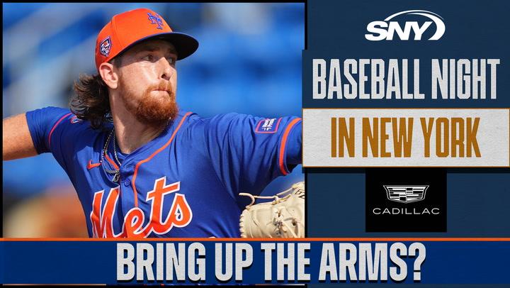 Adam Ottavino on if the Mets should call up young arms for the bullpen | Baseball Night in NY