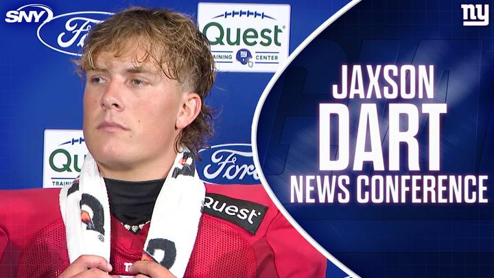 Jaxson Dart looks forward to playing at MetLife Stadium in front of Giants fans